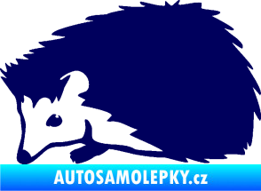 Samolepka Ježek 002 levá tmavě modrá