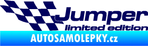 Samolepka Jumper limited edition levá tmavě modrá