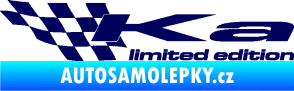 Samolepka Ka limited edition levá tmavě modrá
