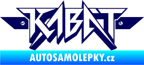 Samolepka Kabát 003 tmavě modrá