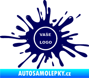 Samolepka Kaňka 003 znak tmavě modrá