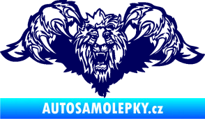 Samolepka Kapota 041 lev tmavě modrá