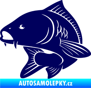 Samolepka Kapr 008 levá tmavě modrá