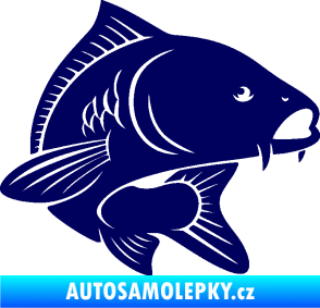 Samolepka Kapr 008 pravá tmavě modrá