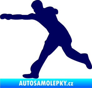 Samolepka Karate 004 levá tmavě modrá