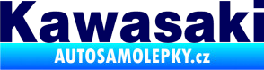 Samolepka Kawasaki tmavě modrá