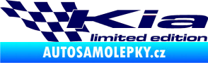 Samolepka Kia limited edition levá tmavě modrá