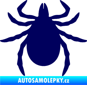 Samolepka Klíště 001 tmavě modrá