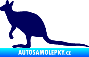 Samolepka Klokan 003 levá tmavě modrá