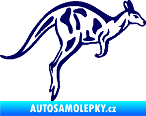 Samolepka Klokan 004 pravá tmavě modrá