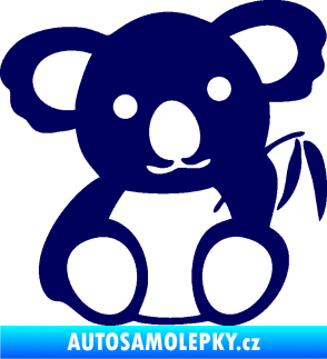 Samolepka Koala 001 levá tmavě modrá