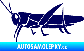 Samolepka Kobylka 002 levá tmavě modrá