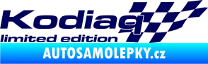 Samolepka Kodiaq limited edition pravá tmavě modrá
