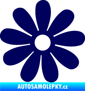 Samolepka Kopretina 001 tmavě modrá