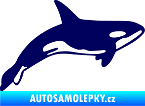 Samolepka Kosatka 001 pravá tmavě modrá
