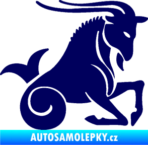 Samolepka Kozoroh 004 pravá tmavě modrá