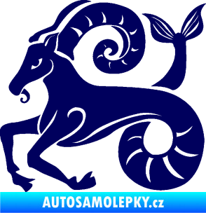 Samolepka Kozoroh 005 levá tmavě modrá