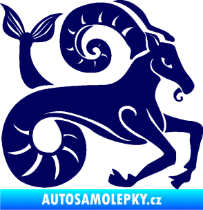 Samolepka Kozoroh 005 pravá tmavě modrá