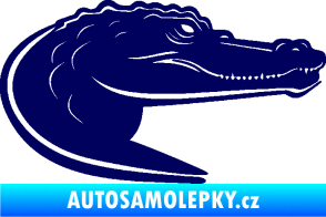 Samolepka Krokodýl 004 pravá tmavě modrá