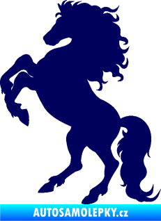 Samolepka Kůň 038 levá tmavě modrá