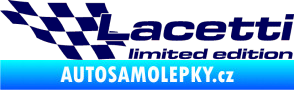 Samolepka Lacetti limited edition levá tmavě modrá