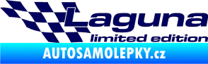 Samolepka Laguna limited edition levá tmavě modrá