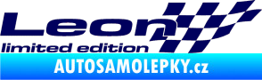 Samolepka Leon limited edition pravá tmavě modrá