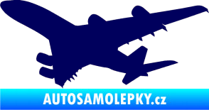 Samolepka Letadlo 002 levá tmavě modrá