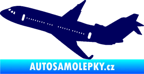 Samolepka Letadlo 013 levá tmavě modrá