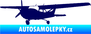 Samolepka Letadlo 014 levá tmavě modrá