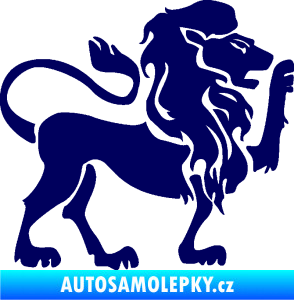 Samolepka Lev zvěrokruh 005 pravá tmavě modrá