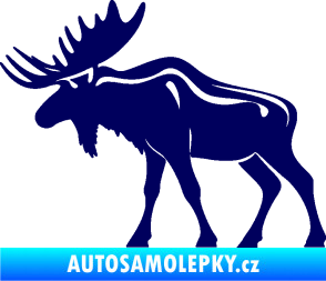 Samolepka Los 006 levá tmavě modrá