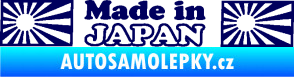 Samolepka Made in Japan 002 tmavě modrá