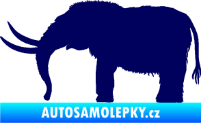 Samolepka Mamut 001 levá tmavě modrá