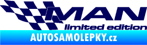 Samolepka MAN limited edition levá tmavě modrá