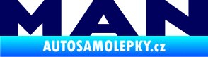 Samolepka MAN nápis tmavě modrá