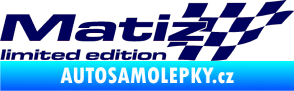 Samolepka Matiz limited edition pravá tmavě modrá