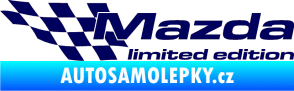 Samolepka Mazda limited edition levá tmavě modrá