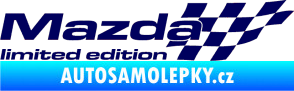 Samolepka Mazda limited edition pravá tmavě modrá