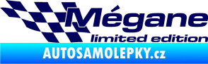 Samolepka Mégane limited edition levá tmavě modrá