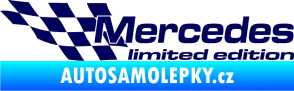 Samolepka Mercedes limited edition levá tmavě modrá