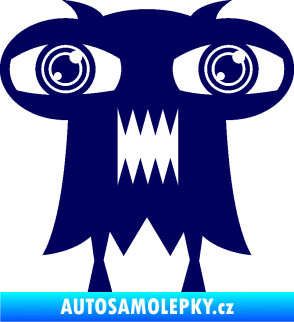 Samolepka Monstrum 003 levá tmavě modrá