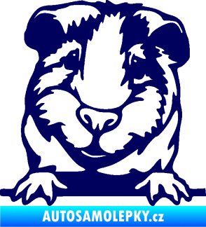 Samolepka Morče 004 levá tmavě modrá
