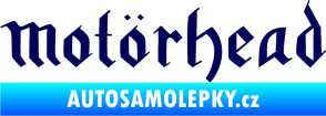 Samolepka Motorhead rovný tmavě modrá