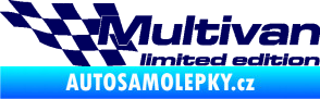 Samolepka Multivan limited edition levá tmavě modrá