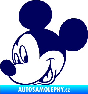 Samolepka Myšák Mickey 001 levá tmavě modrá