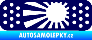 Samolepka Náplast 002 levá tmavě modrá