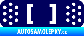 Samolepka Náplast 003 tmavě modrá