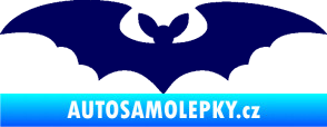 Samolepka Netopýr 006 tmavě modrá