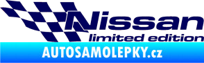 Samolepka Nissan limited edition levá tmavě modrá